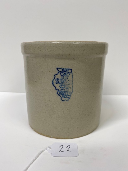 1/2 GAL WHITE HALL CROCK-NO SHIPPING