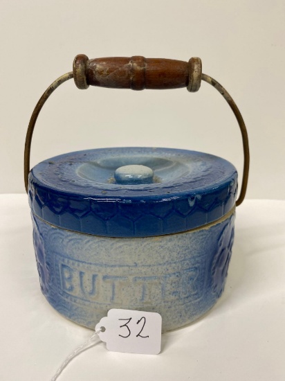 BLUE AND WHITE BUTTER-NO SHIPPING