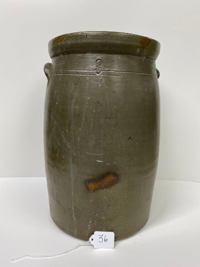 3 GAL SALT GLAZED CHURN-NO SHIPPING