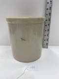 1/2 GAL WHITE HALL SAW TOOTH CANISTER-NO SHIPPING