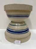 PAIR OF WHITE HALL RULER BOWLS-9 & 10 INCH-NO SHIPPING