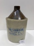 1 GAL JUG MARKED FAMILY LIQUOR STORE-ELMIRA, N.Y.-NO SHIPPING