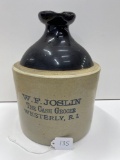 1 GAL JUG MARKED W.F. JOSLIN-WESTERLY, R.I-NO SHIPPING