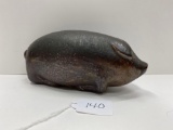 STONEWARE PIG FLASK-NO SHIPPING