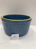 WHITE HALL SAW TOOTH BOWL-ROBIN EGG BLUE-NO SHIPPING
