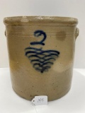 2 GAL SALT GLAZED CROCK-NO SHIPPING