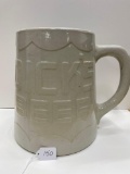 DICKS BEER MUG 11 INCHES TALL-BOTTOM MARKED MONMOUTH USA-NO SHIPPING