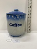 COFFEE JAR WITH LID-NO SHIPPING