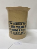 ST. LOUIS VINEGAR CO. PITCHER-NO SHIPPING