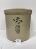 2 GAL WHITE HALL CROCK-NO SHIPPING
