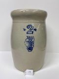 2 GAL WHITE HALL CHURN WITH LID-NO SHIPPING