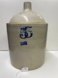5 GAL RUCKELS JUG DOUBLE STAMPED WITH NUMBER 5-NO SHIPPING