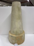 WHITE HALL SAW TOOTH BIRD BATH BASE-NO SHIPPING