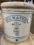 8 GAL WHITE HALL ICE WATER-NO SHIPPING