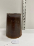 BROWN VINEGAR PITCHER 6 INCHES TALL-NO SHIPPING