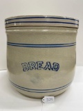 WHITE HALL BREAD CROCK WITH LID-NO SHIPPING