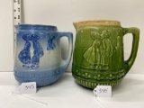 PAIR OF DUTCH SCENCE PITCHERS-NO SHIPPING