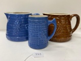 TWO UHL PITCHERS AND ONE UHL MUG-NO SHIPPING