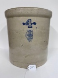 4 GAL WHITE HALL CROCK-NO SHIPPING