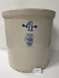 4 GAL WHITE HALL CROCK-NO SHIPPING