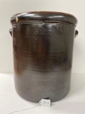 6 GAL BROWN CROCK-NO SHIPPING