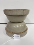 PAIR OF SMALL STONEWARE BOWLS-NO SHIPPING