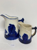 PAIR OF SLEEPY EYE PITCHERS-NO SHIPPING