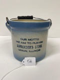 WESTERN BUTTER CROCK-SCHROEDER'S STORE-UNION, ILLINOIS-NO SHIPPING