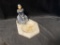 VINTAGE METAL & MARBLE LADY ASHTRAY