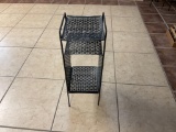 VINTAGE METAL PLANT STAND SHELF