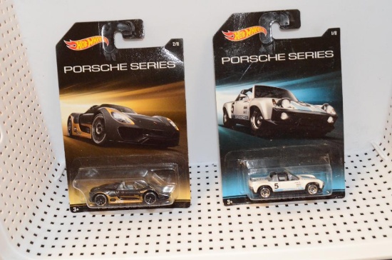 (2) Porsche Series Hot Wheels
