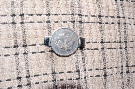 1882 Morgan Silver Dollar Money Clip