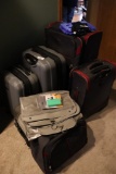 Large quantity of suitcases