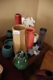 Large quantity of pottery vases