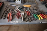 Tin snips, pliers, staplers