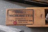 Large quantity of Starrett vintage micrometers
