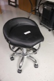 Motorcycle seat office stool