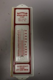 12 in. metal advertising thermometer