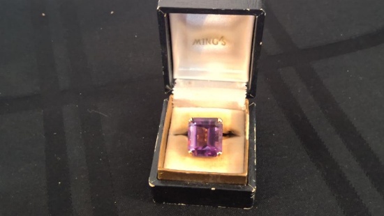 Vintage Amethyst ring, unmarked