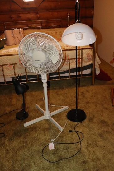 Floor Lamps and Fan