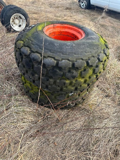 18.4 16 Implement Tires on Rims