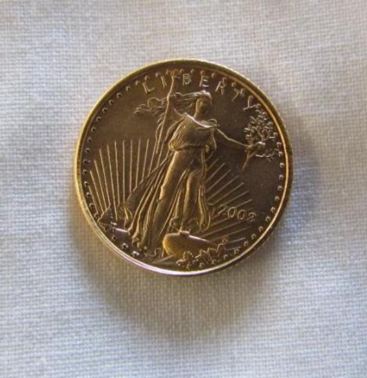 2003 LIBERTY 1/10 OUNCE FINE GOLD COIN