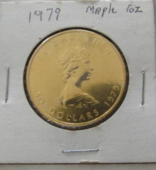 1979 QUEEN ELIZABETH $50 DOLLAR GOLD COIN