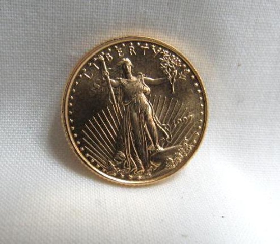 1997 LIBERTY 1/10 OZ GOLD COIN