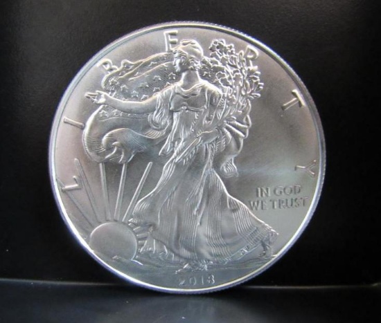 2018 SILVER EAGLE 1 OZ. FINE SILVER