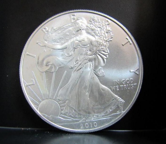 2010 SILVER EAGLE 1 OZ. FINE SILVER