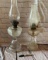 2 VINTAGE KEROSENE LAMPS