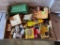 FLAT OF SEWING, THREAD, PINS, AND MORE