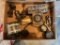 FLAT OF ELECTRONICS INCLUDING TELEGRAPH KEYS, GAUGES AND MORE