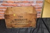The Washerette Vintage Wooden Box